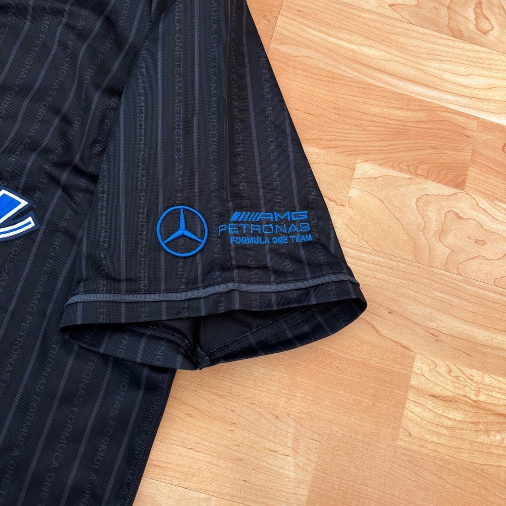 Tommy Hilfiger Awake NY Mercedes AMG F1 George Russell 63 Baseball Jersey Black - Picture 4 of 8